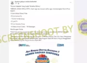 Beredar Undian Berhadiah Gebyar Brimo Festival, Awas Penipuan!