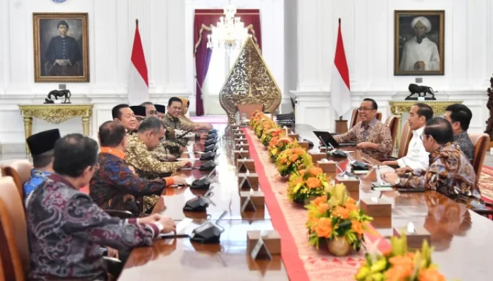 Presiden Jokowi Rapat Konsultasi dengan Pimpinan MPR RI, Tegaskan Pentingnya Bangun Sinergi Nasional