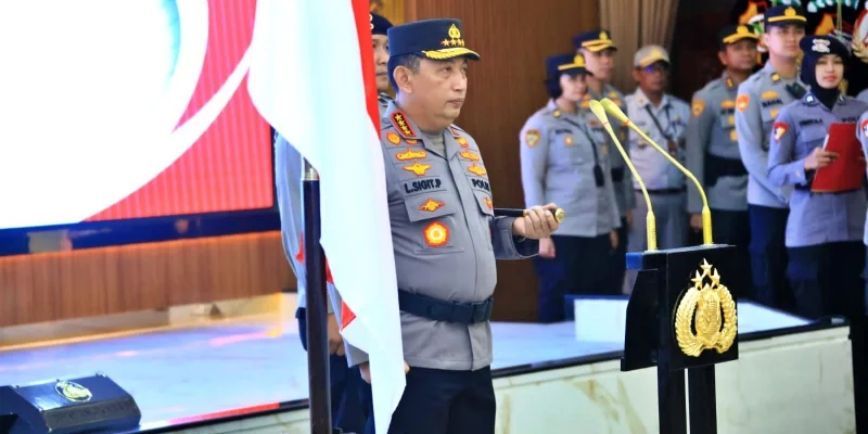 Kapolri Pimpin Kenaikan Pangkat 31 Pati Polri