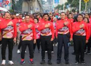 Bhayangkara Fun Walk Dinilai Menko Polhukam Ajang Positif Silaturrahmi Kementerian dan Lembaga