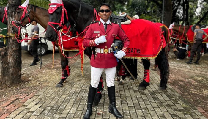 Pasukan Berkuda Ditpolsatwa Siapkan Defile Turangga Rayakan HUT Bhayangkara Ke 78