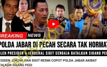 Hoaks Jokowi & Kapolri Copot Kapolda Jabar Gegara Batalkan Sidang Pegi