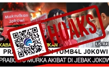 Hoaks Prabowo Murka karena Ditumbalkan Jokowi