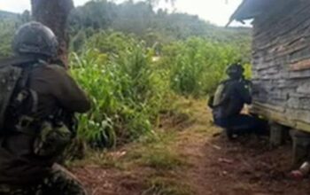 Markas OPM di Paniai Berhasil Direbut TNI-Polri, 1 Pelaku Ditembak Mati
