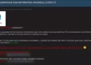 Data Sensitif Kominfo Dijual Rp2 M di Internet