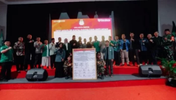 Deklarasi Pilkada Damai, GP Ansor Depok : Jangan Sampai Pesta Rakyat Menjadi Duka