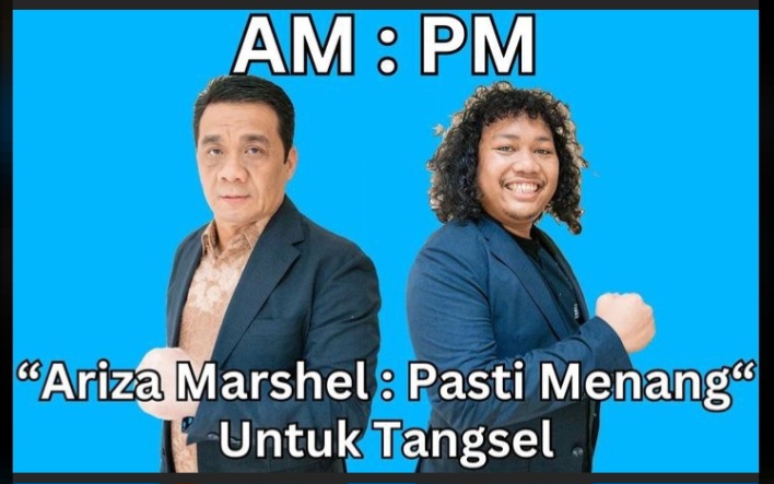 Resmi Diusung Gerindra, Riza Patria – Marshel Maju Pilkada Tangsel