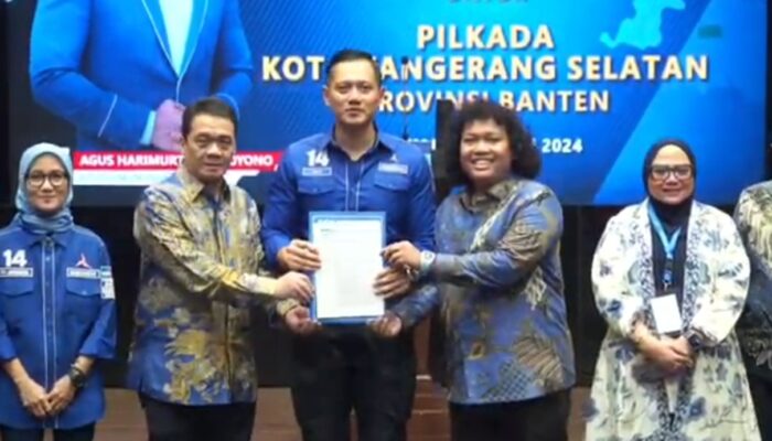 Partai Demokrat Resmi Usung Riza Patria – Marshel Widianto Maju Pilwalkot Tangerang Selatan