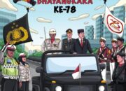 HUT Bhayangkara: Presiden Jokowi Instruksikan Polisi Layani Masyarakat Sepenuh Hati