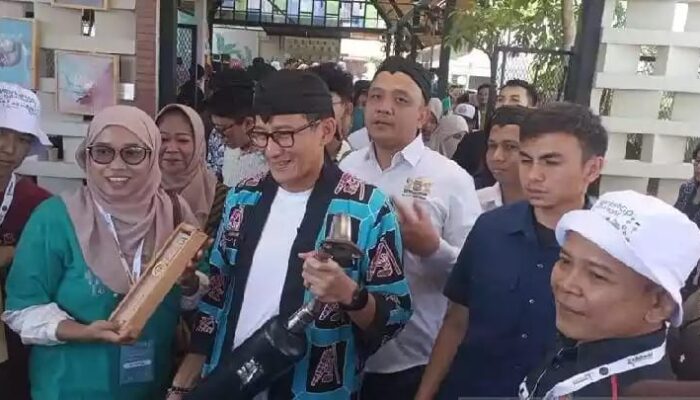 Sandiaga Puji Knalpot ‘Zero Noise’ Buatan Pengrajin Purbalingga