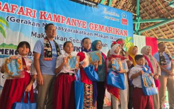 Hadiri Kegiatan Safari Kampanye Gemarikan, Siswa SD Mexico Antusias Sambut Kedatangan Walikota Jaksel dan Rombongan