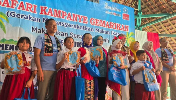 Hadiri Kegiatan Safari Kampanye Gemarikan, Siswa SD Mexico Antusias Sambut Kedatangan Walikota Jaksel dan Rombongan