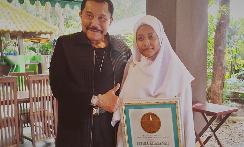 Guru Besar STIN Jendral TNI (Purn) Prof AM Hendropriyono Apresiasi Fitria, Kreator Game Edukasi Lampung