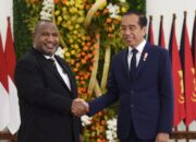 Jokowi dan James Marape Kompak Perkuat Kerja Sama Keamanan Indonesia – Papua Nugini