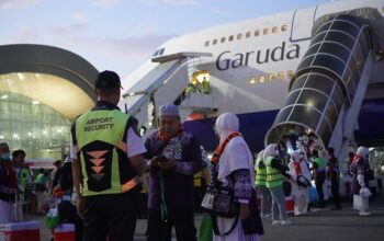Jemaah Haji Indonesia Tiba di Tanah Air