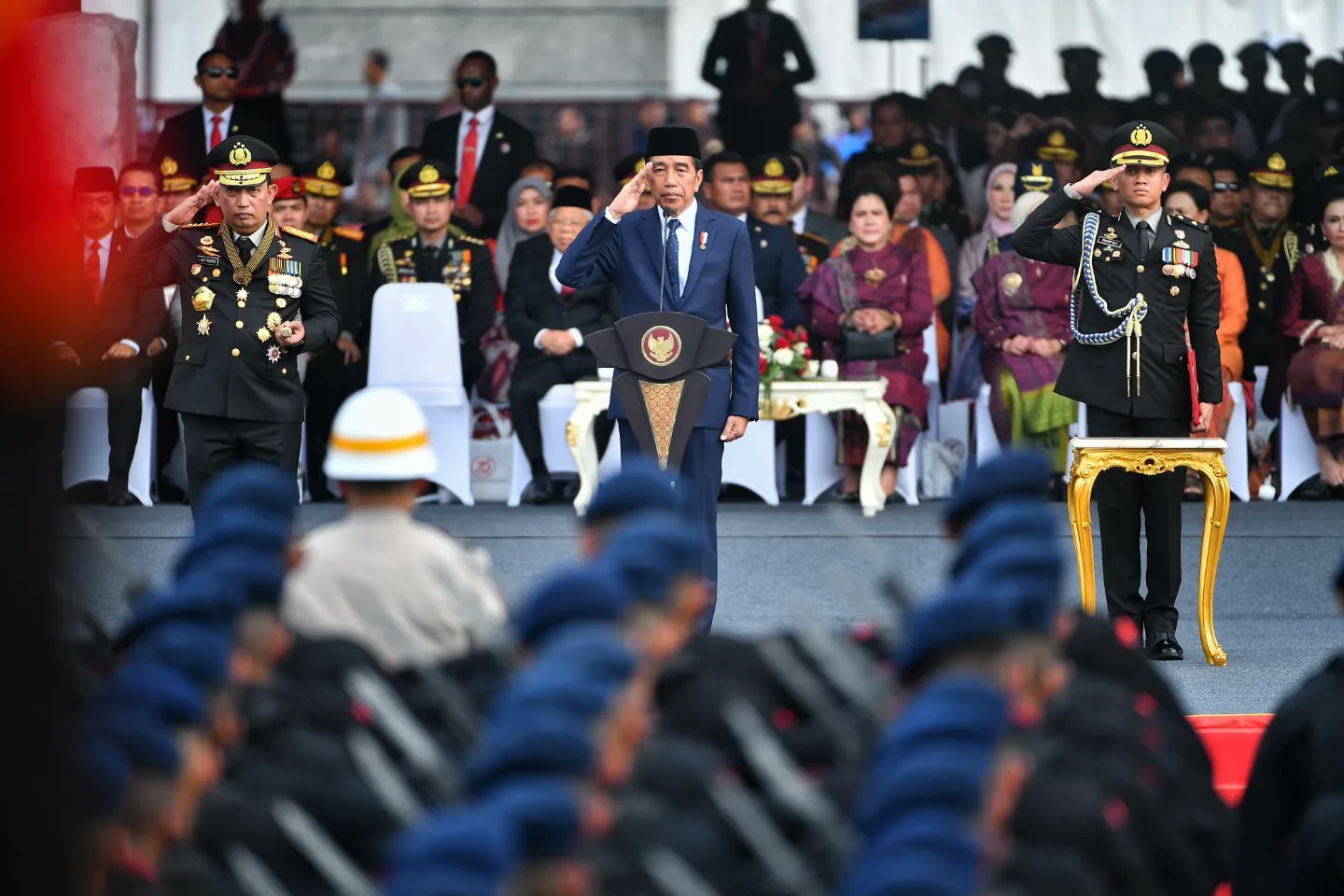 Jokowi di HUT Bhayangkara ke 78 Tahun