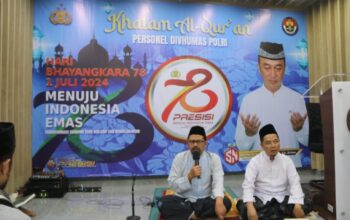 Khataman Alquran di HUT 78 Polri