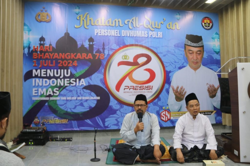 Khataman Alquran di HUT 78 Polri