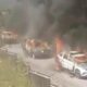 Puncak Jaya Rusuh, Sejumlah Kendaraan Aparat dan Warga Dibakar Massa