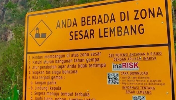 Waspada! 15 Kecamatan di Bandung Masuk Zona Merah Sesar Lembang