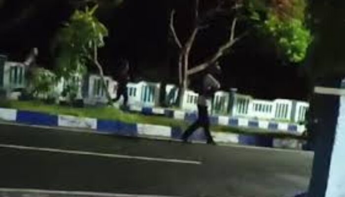 Polisi Siaga dan Pastikan  Situasi Kota Tual Sudah Kondusif