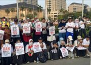 Ribuan Massa ARI-BP Gelar Aksi damai Tolak Israel Berlaga di Olimpiade Paris