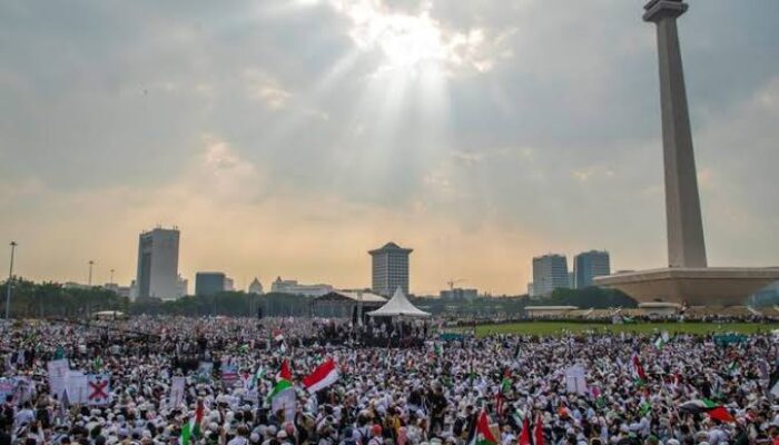 Aksi Akbar Bela Palestina 21 Juli di Lingkar Monas