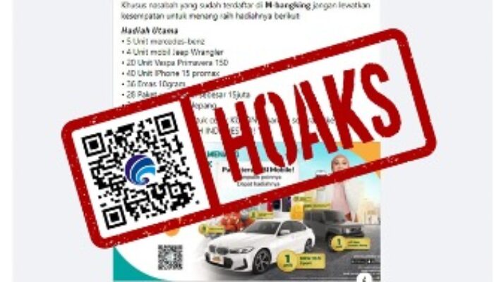 Hoaks BSI Bagikan Hadiah untuk Nasabah Pengguna M-Banking, Waspada Penipuan!