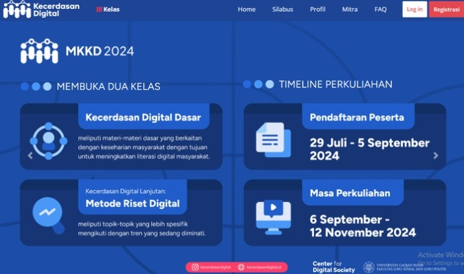 Kelas Kecerdasan Digital Gratis Dari Kemendikbudristek, Buruan Daftar!