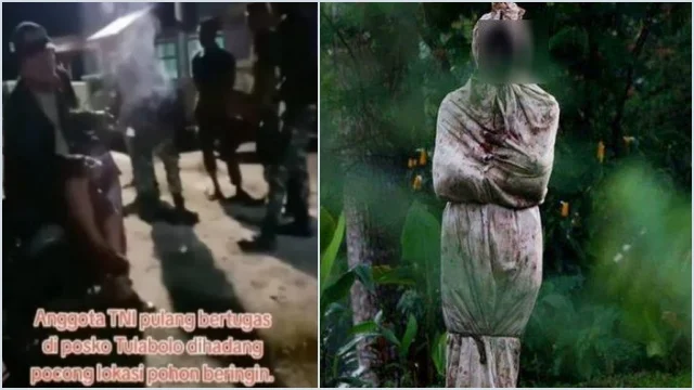 Viral TNI di Gorontalo Pingsan Gegara Lihat Pocong, Ini Kata Polisi