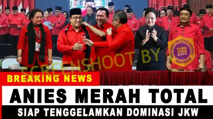 Anies Resmi Gabung PDIP di Pilkada 2024? Cek Faktanya