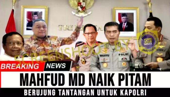 Mahfud MD Murka Berujung PPATK Tantang Kapolri soal Kasus Sosok T? Cek Faktanya