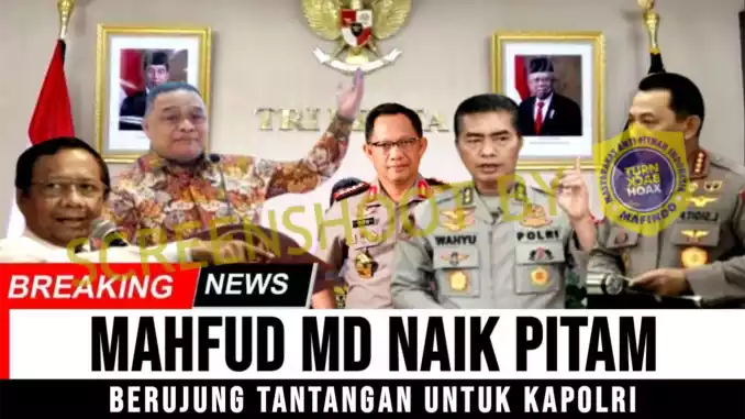Mahfud MD Murka Berujung PPATK Tantang Kapolri soal Kasus Sosok T? Cek Faktanya