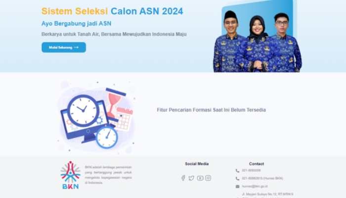 Pendaftaran CPNS Mulai Dibuka Hari Ini, Cek Formasi di sscasn.bkn.go.id