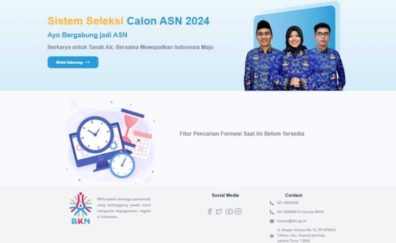 Pendaftaran CPNS Mulai Dibuka Hari Ini, Cek Formasi di sscasn.bkn.go.id