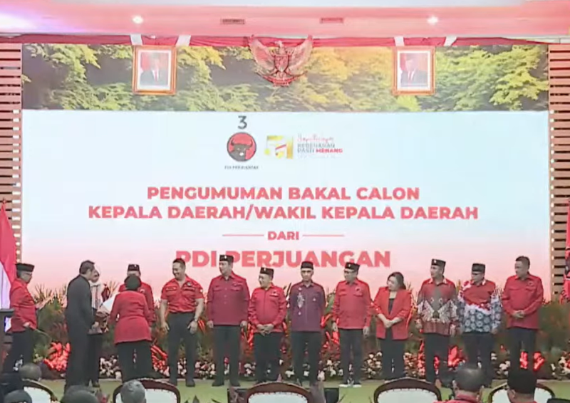 Calon Kepala Daerah dari PDIP 2024
