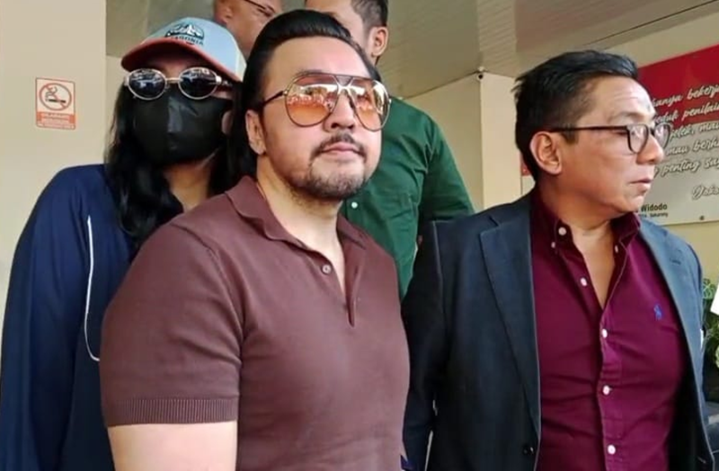 David Bayu dan Audrey Davis di Polda Metro Jaya