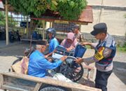 Sisi Humanis Personil Polsek Panteraja, Bantu Aktivitas Warga Disabilitas