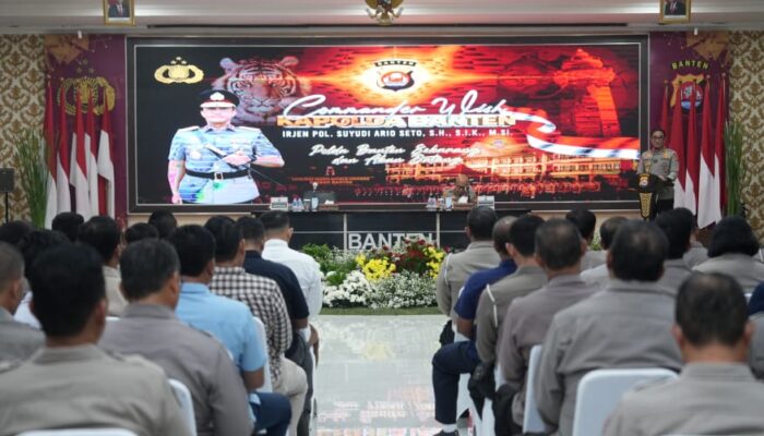 Kapolda Banten Sampaikan Commander Wish, Tagline Polisi Hebat jadi Motonya