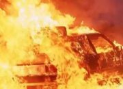 Biadab, Orang Tak Dikenal Bakar Mobil Polisi di Pejompongan Jakpus! Usut Tuntas