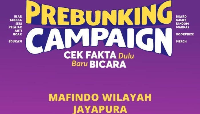 Mafindo Jayapura bersama AJI & AMSI Gelar Kampanye Prebunking, Dukung Pilkada 2024 Tanpa Hoax