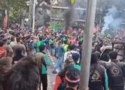 Oknum Ojol Provokasi Tembakkan Petasan ke Petugas Diamankan Massa: Merusak Citra Ojol, Gak Usah Ikut Demo Lagi & Pulang !