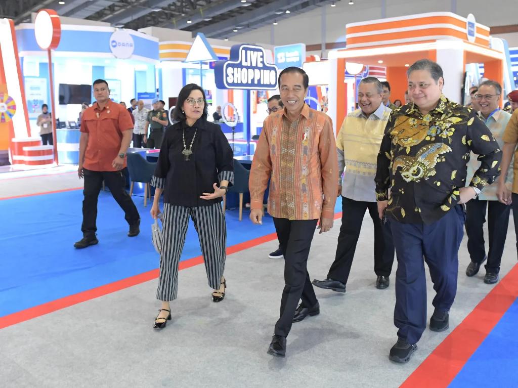 Jokowi di Festival Ekonomi Keuangan Digital Indonesia 2024
