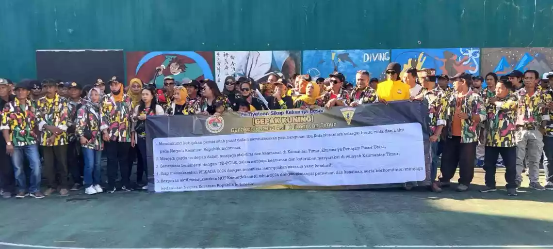 Gepak Kuning Kaltim Dukung Pilkada Damai & Aman, Suriansyah: Pembangunan IKN Tak Boleh Dihalangi