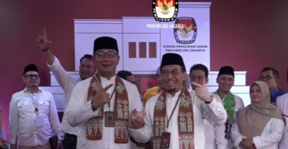 Ridwan Kamil-Suswono Resmi Daftar Pilgub Jakarta 2024