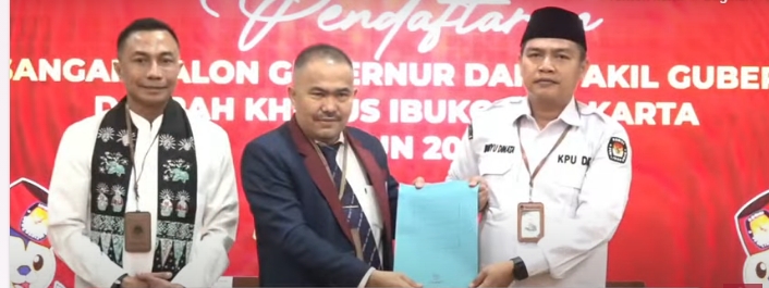 Dharma Pongrekun – Kun Wardana Resmi Mendaftar Ke KPU DKI Jakarta