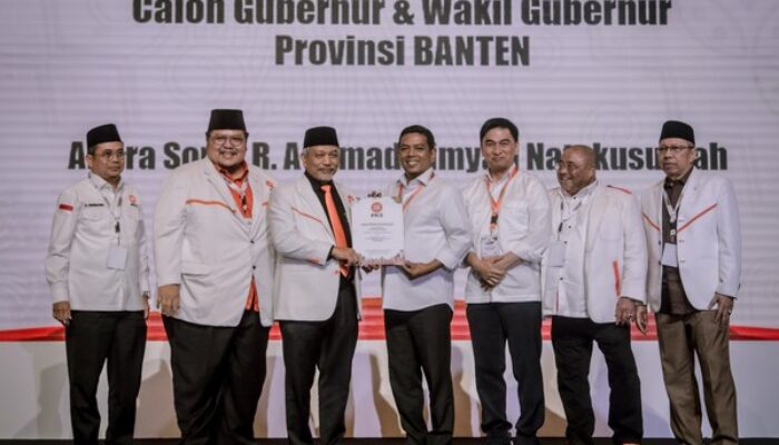 Andra Soni-Dimyati Terima B1-KWK dari PKS, Siap Daftar ke KPU