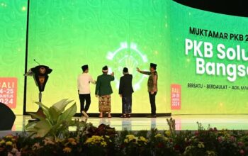 Wapres Ma’ruf Buka Muktamar PKB 2024,Cak Imin Kembali Terpilih Jadi Ketum