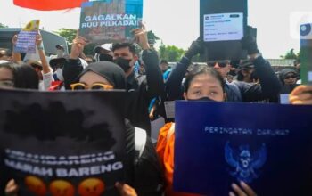 Pengamat Sinyalir Demo Tolak Revisi UU Pilkada Disusupi Kelompok Radikal