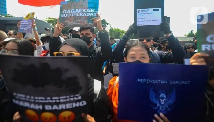 Pengamat Sinyalir Demo Tolak Revisi UU Pilkada Disusupi Kelompok Radikal